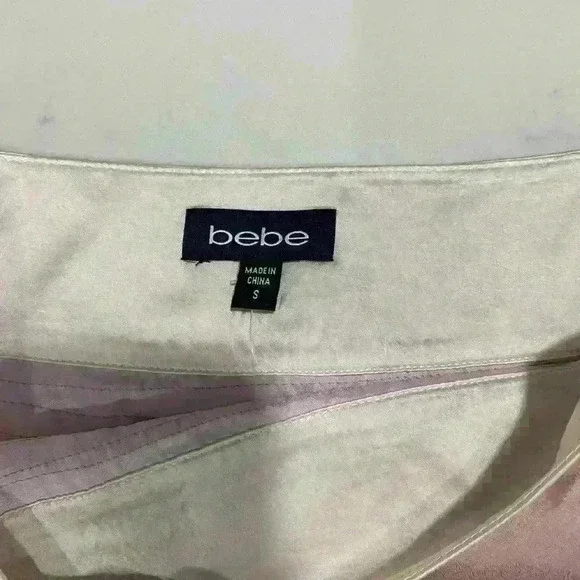 Bebe Silk Cascade Ruffle Skirt - Picture 4 of 5